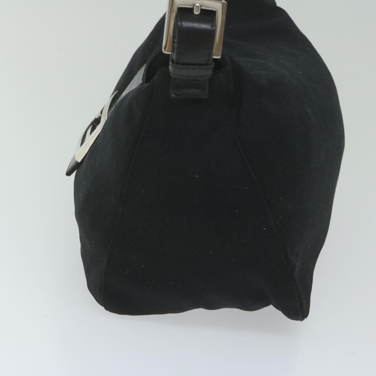 FENDI Mamma Baguette Shoulder Bag Nylon Black 2305 26426 008 am5339