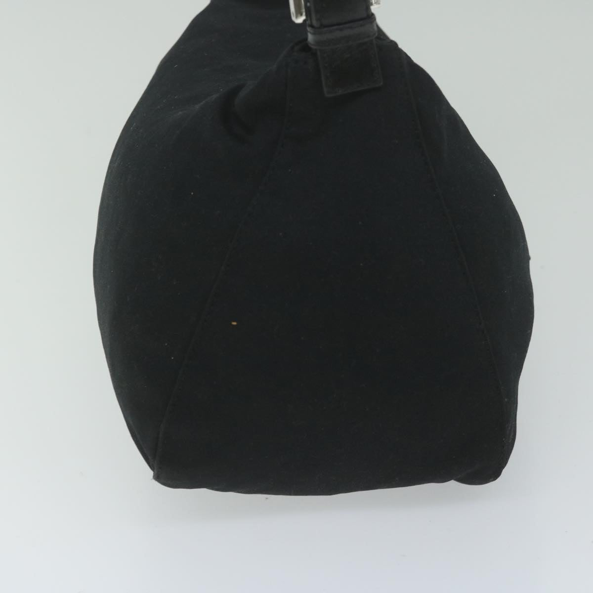 FENDI Mamma Baguette Shoulder Bag Nylon Black 2305 26426 008 am5339