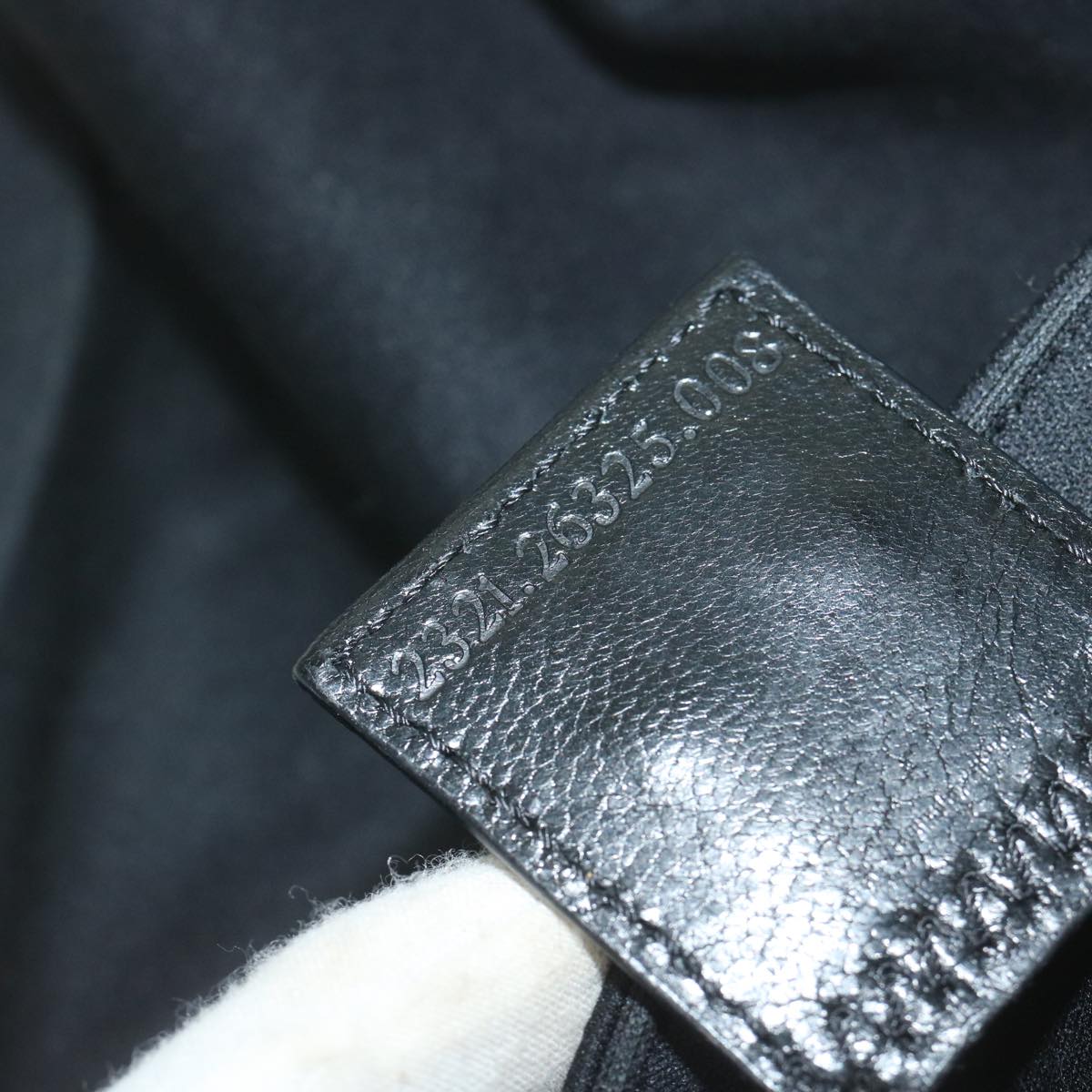 FENDI Mamma Baguette Shoulder Bag Nylon Black 2321 26325 008 am5345