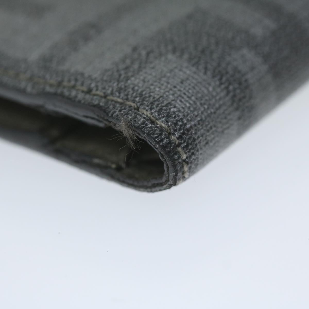 FENDI Zucca Canvas Wallet Gray am5394
