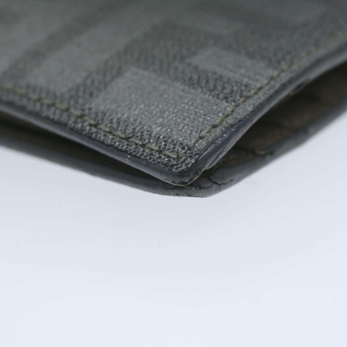 FENDI Zucca Canvas Wallet Gray am5394