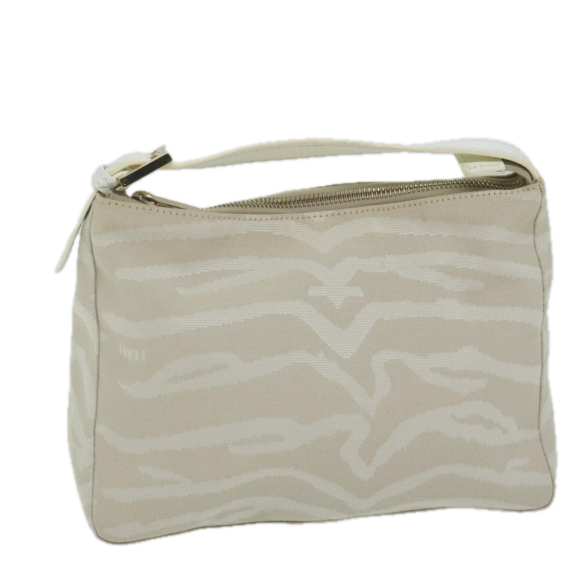 FENDI Hand Bag Canvas Beige am5396