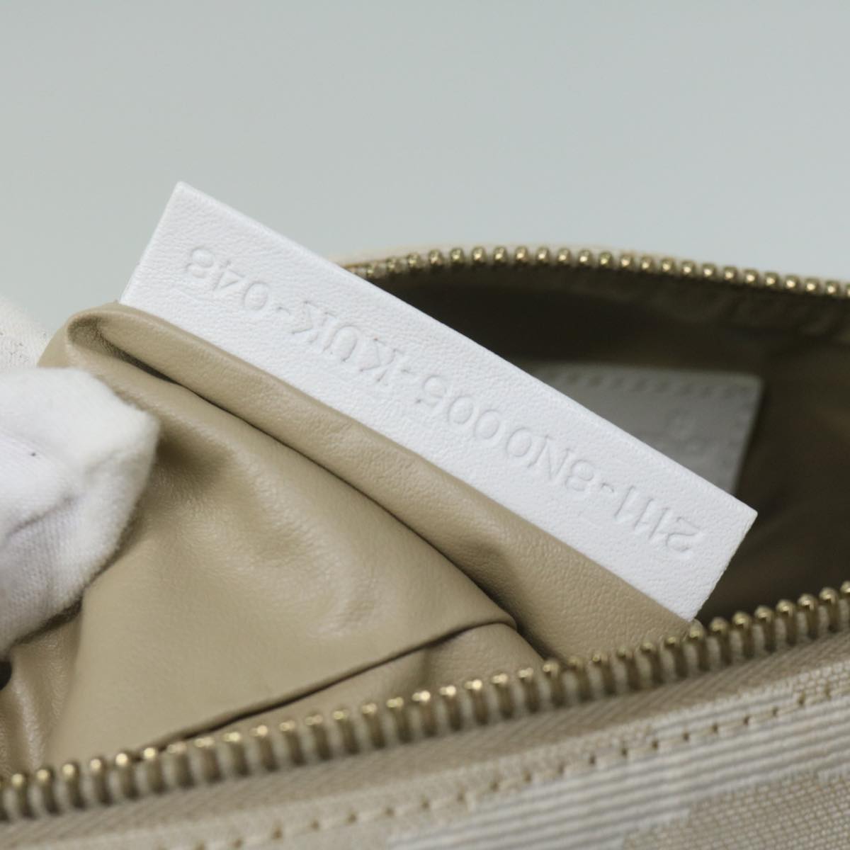 FENDI Hand Bag Canvas Beige am5396