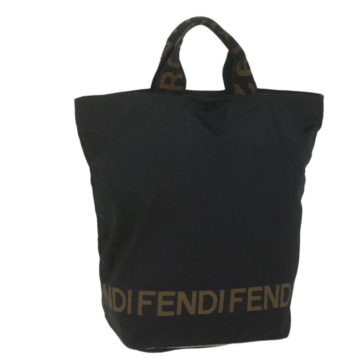 FENDI Hand Bag Nylon Black 2305 26488 099 am5438