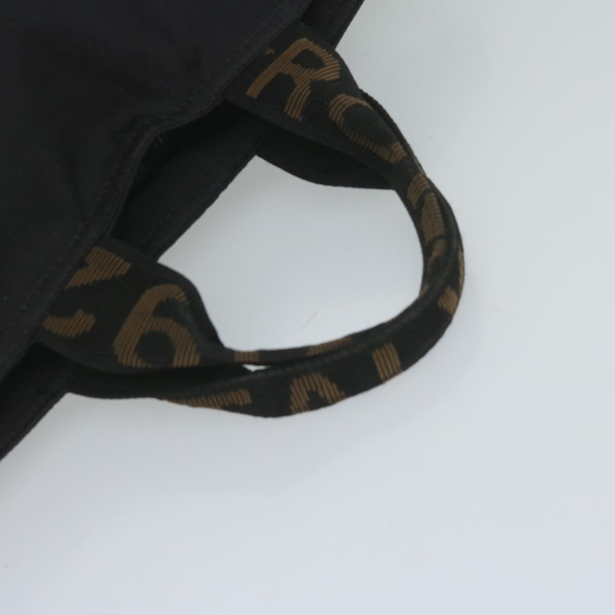 FENDI Hand Bag Nylon Black 2305 26488 099 am5438
