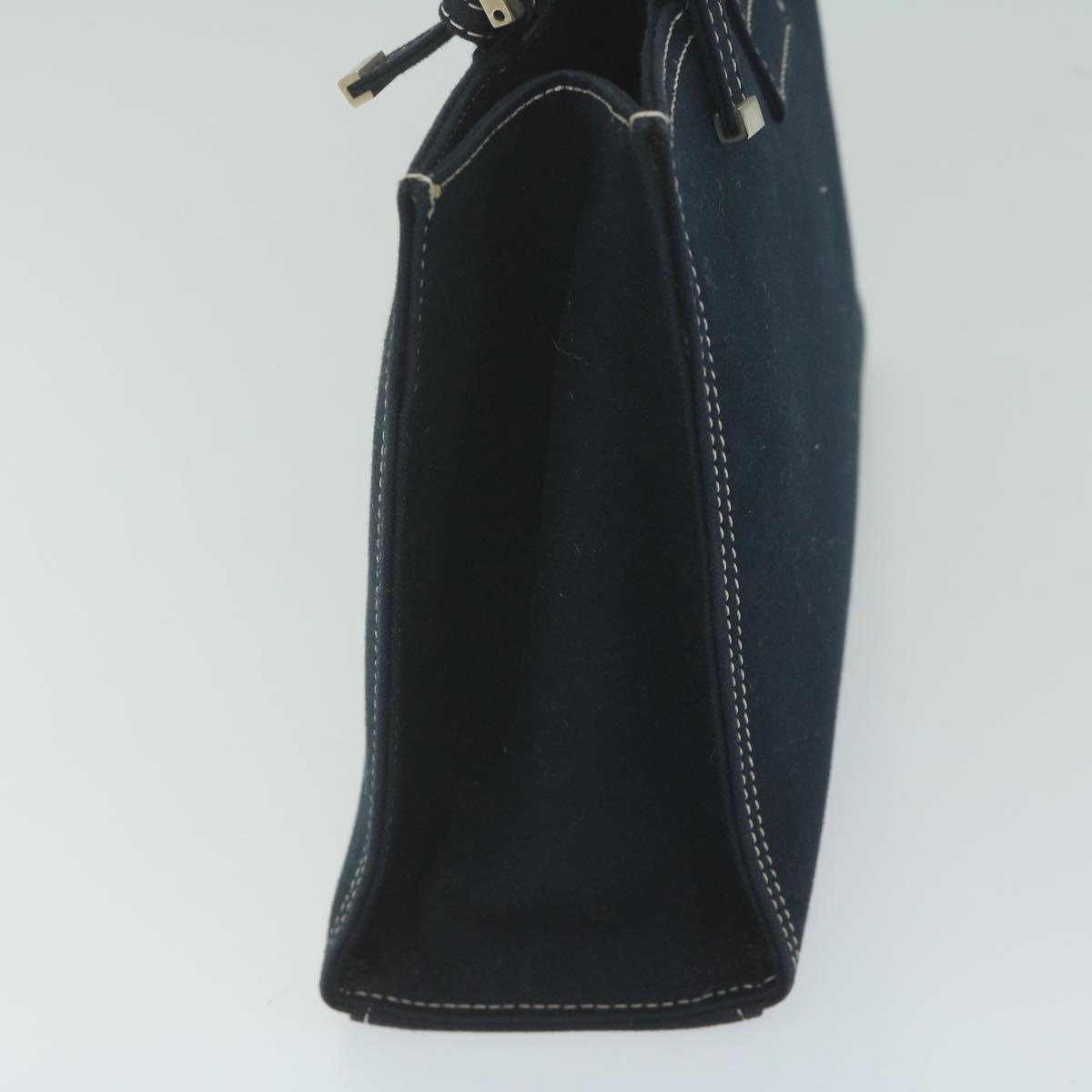 FENDI Shoulder Bag Canvas Navy am5558