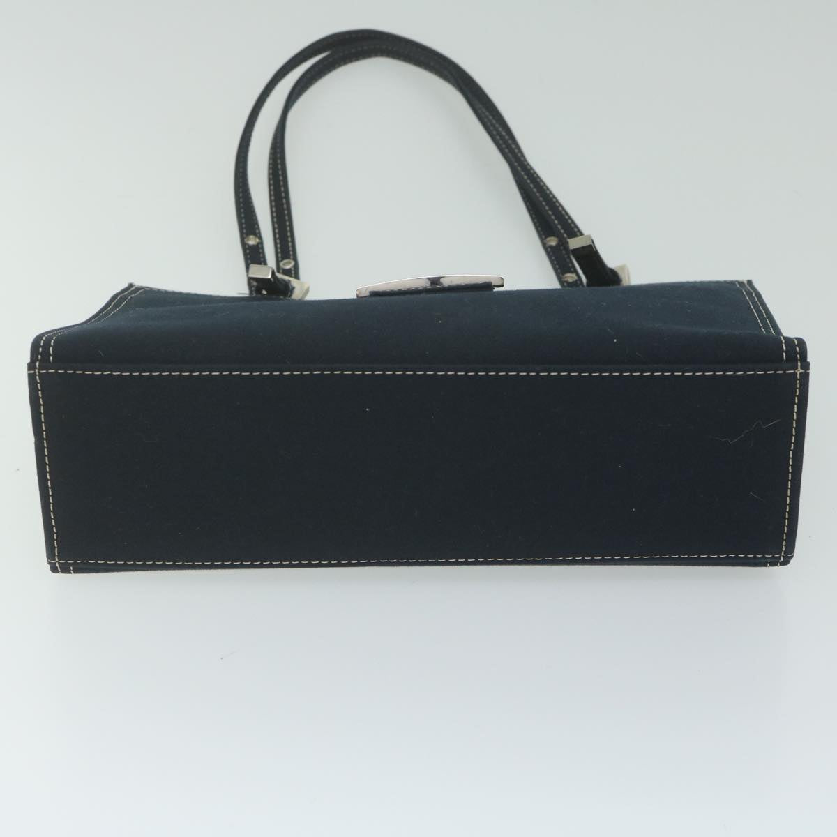 FENDI Shoulder Bag Canvas Navy am5558