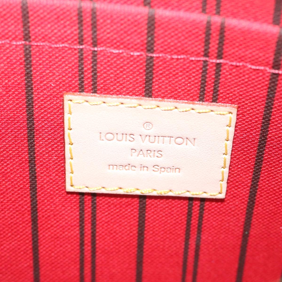 LOUIS VUITTON Monogram Neverfull MM Pouch Accessory Pouch LV am5581