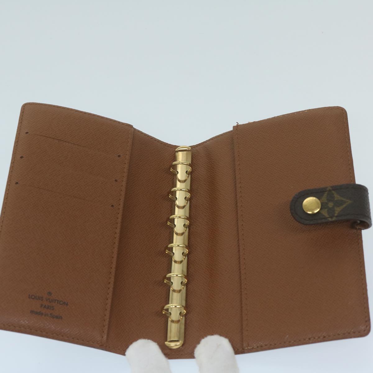 LOUIS VUITTON Monogram Agenda PM Day Planner Cover R20005 LV am5610