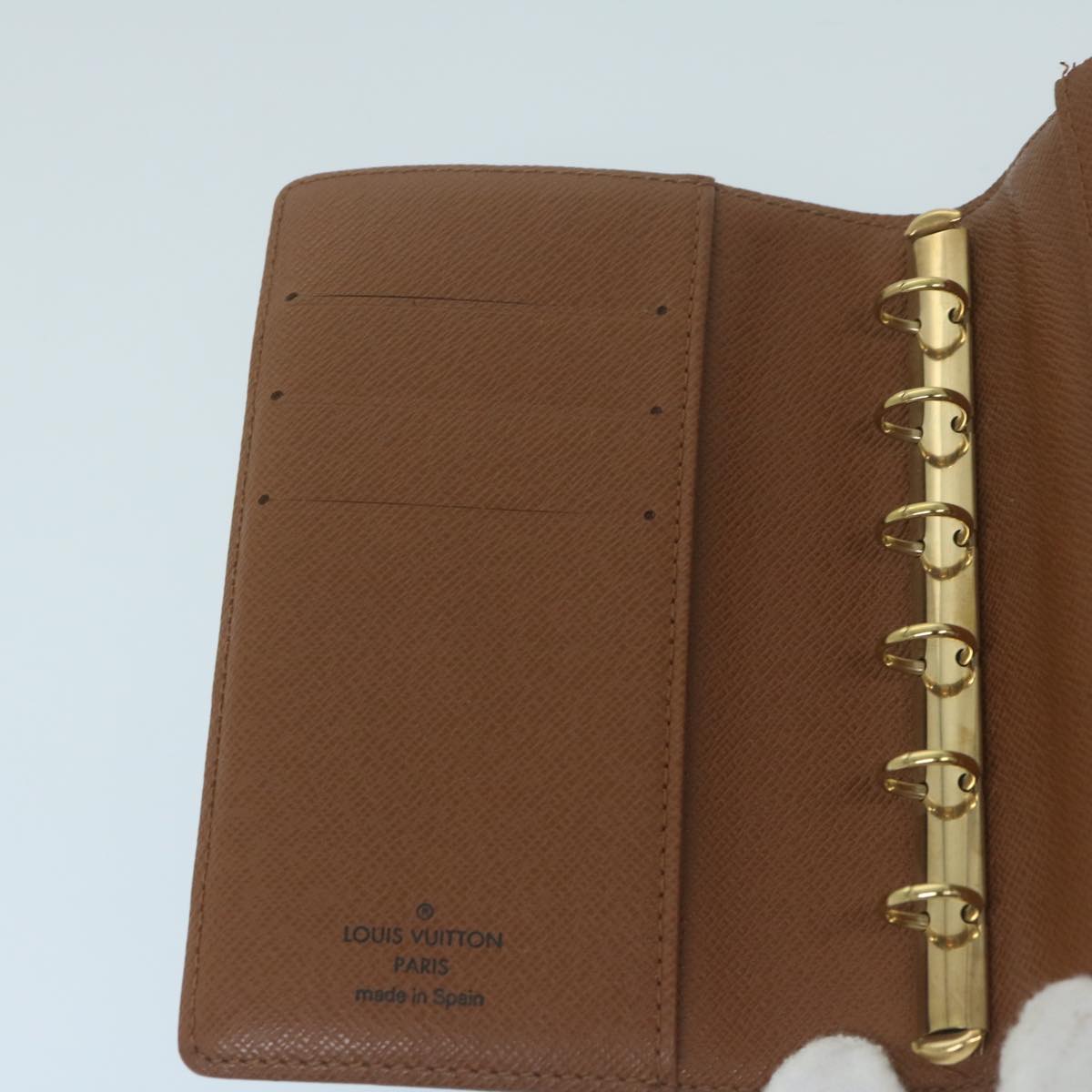 LOUIS VUITTON Monogram Agenda PM Day Planner Cover R20005 LV am5610