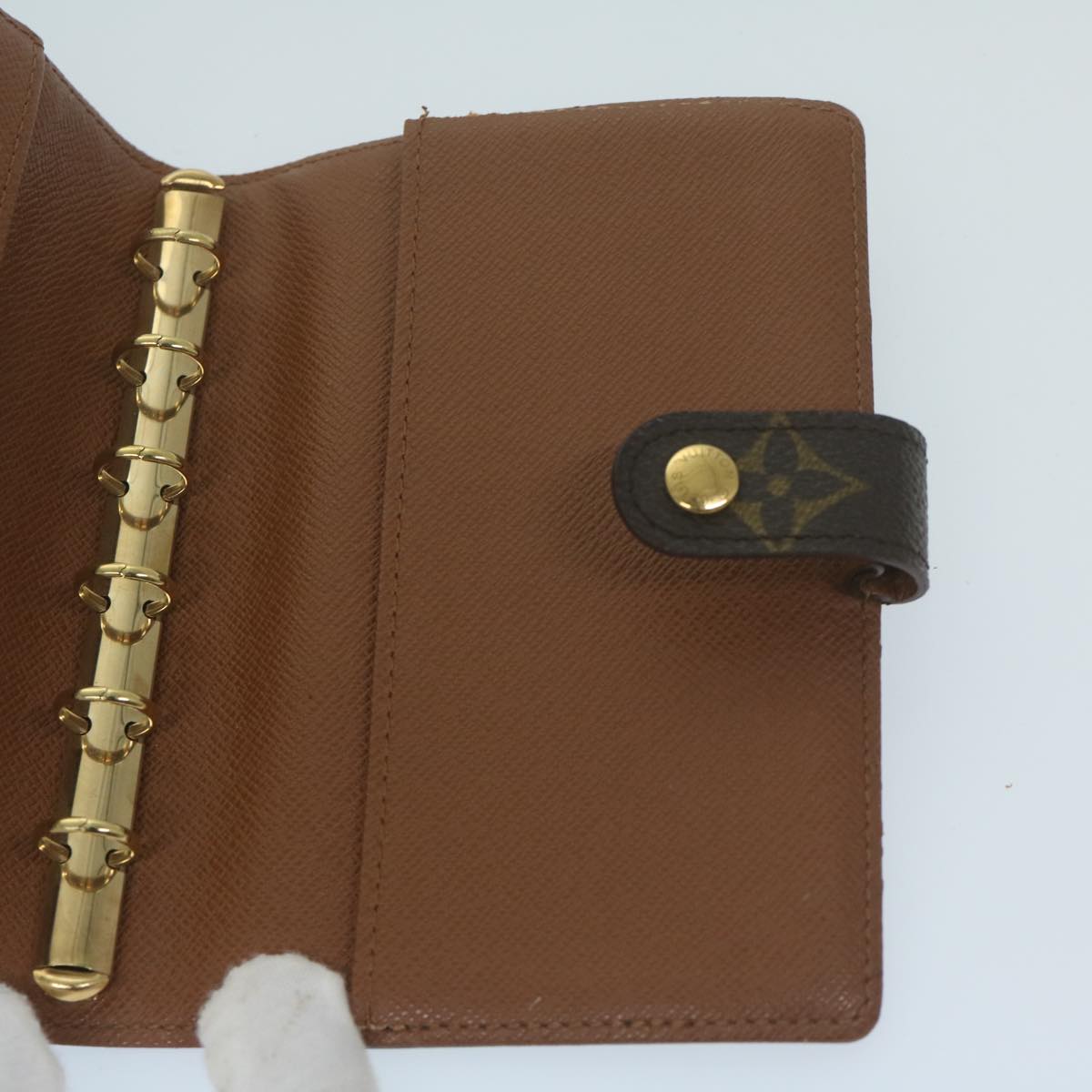 LOUIS VUITTON Monogram Agenda PM Day Planner Cover R20005 LV am5610