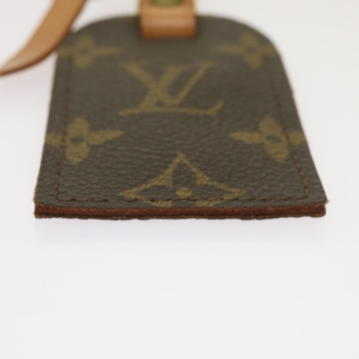 LOUIS VUITTON Monogram Porto Address Name Tag LV am5725