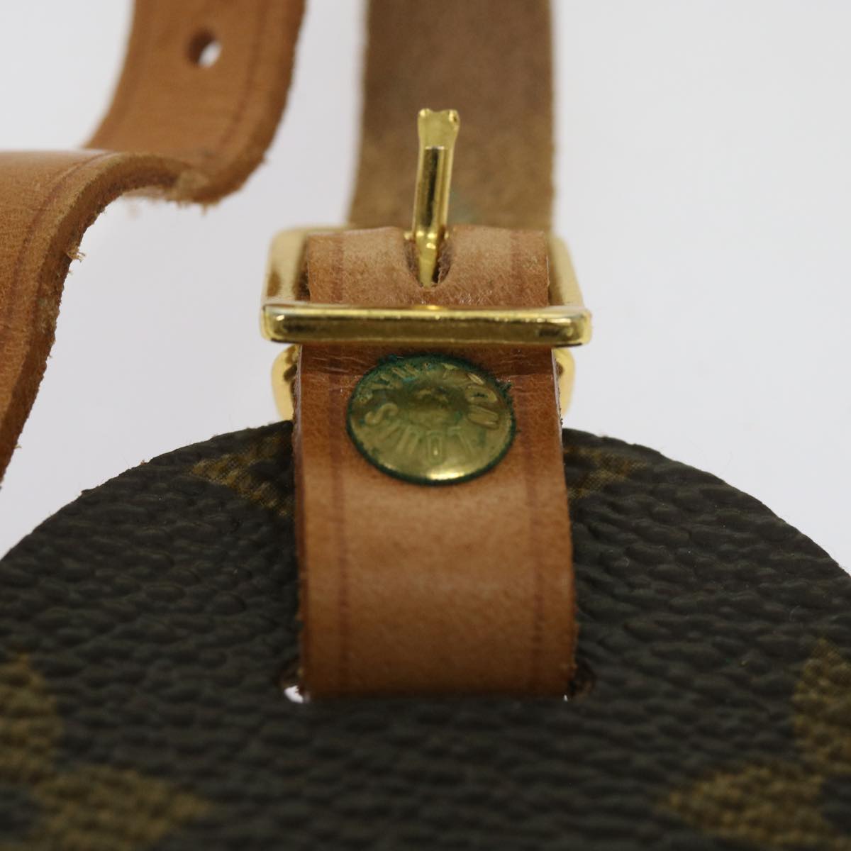 LOUIS VUITTON Monogram Porto Address Name Tag LV am5725