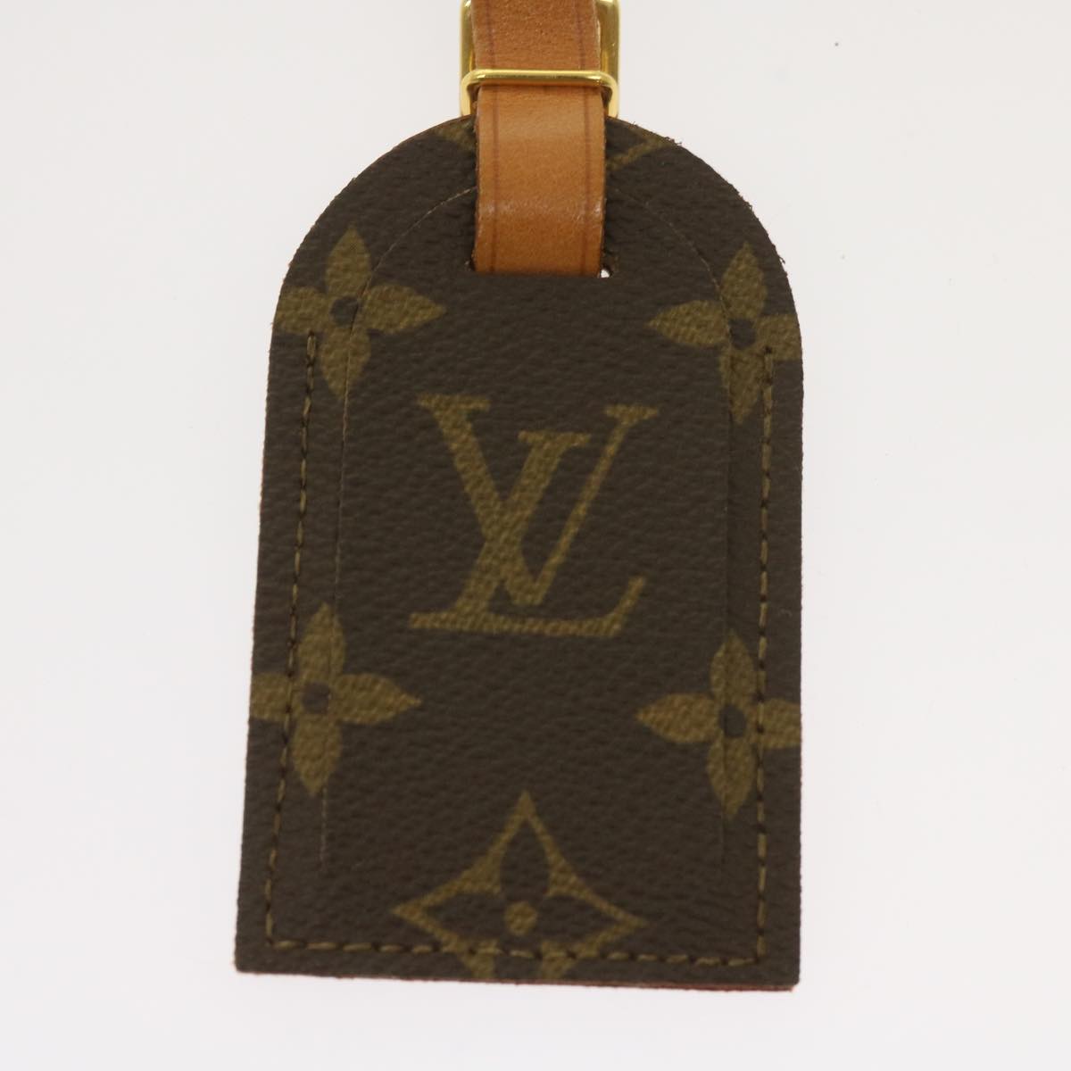 LOUIS VUITTON Monogram Porto Address Name Tag LV am5725