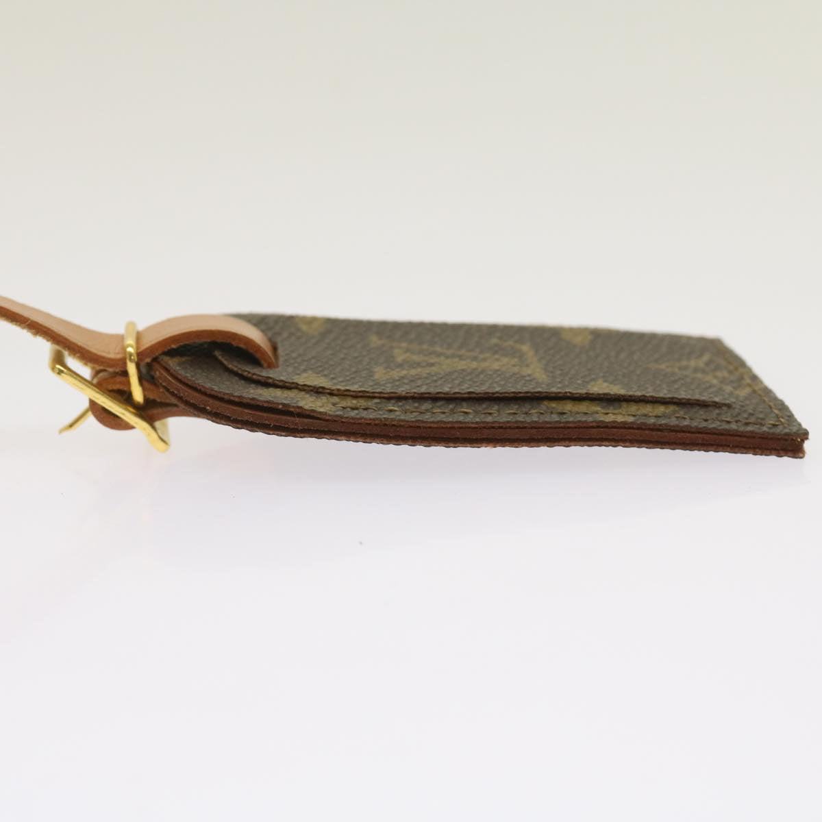 LOUIS VUITTON Monogram Porto Address Name Tag LV am5725