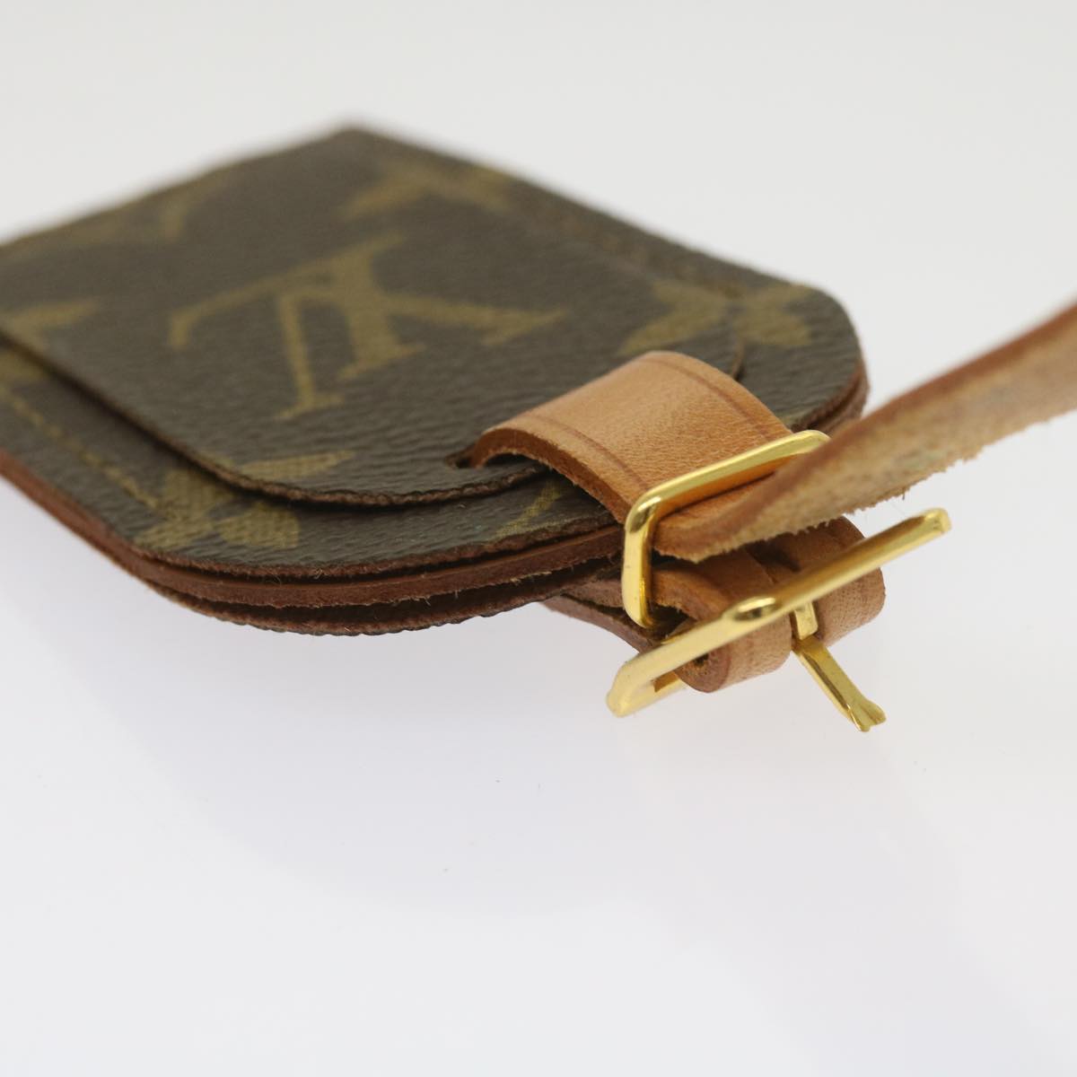 LOUIS VUITTON Monogram Porto Address Name Tag LV am5725