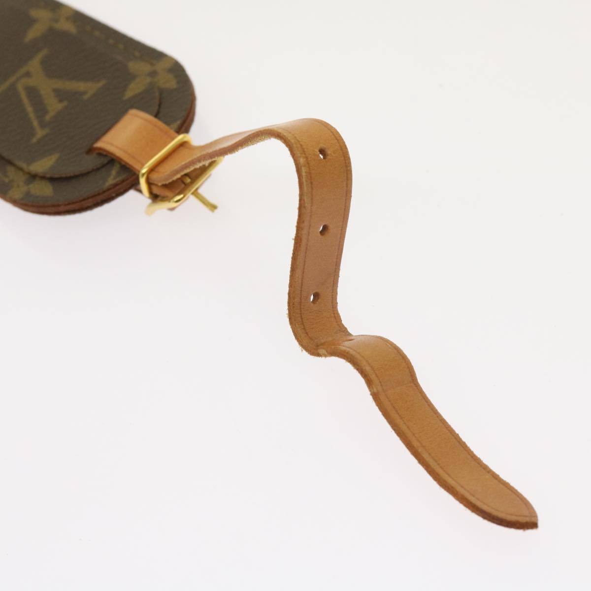 LOUIS VUITTON Monogram Porto Address Name Tag LV am5725