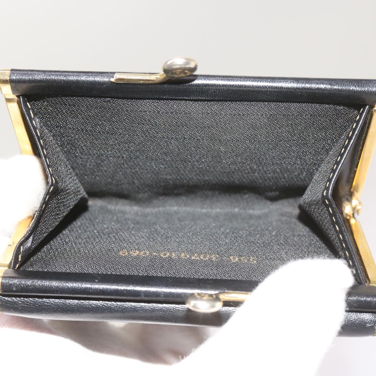 FENDI Pecan Canvas Wallet Black Brown am5840