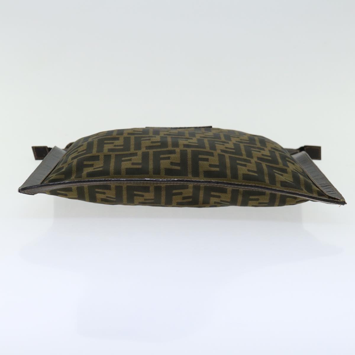 FENDI Zucca Canvas Clutch Bag Brown am5949