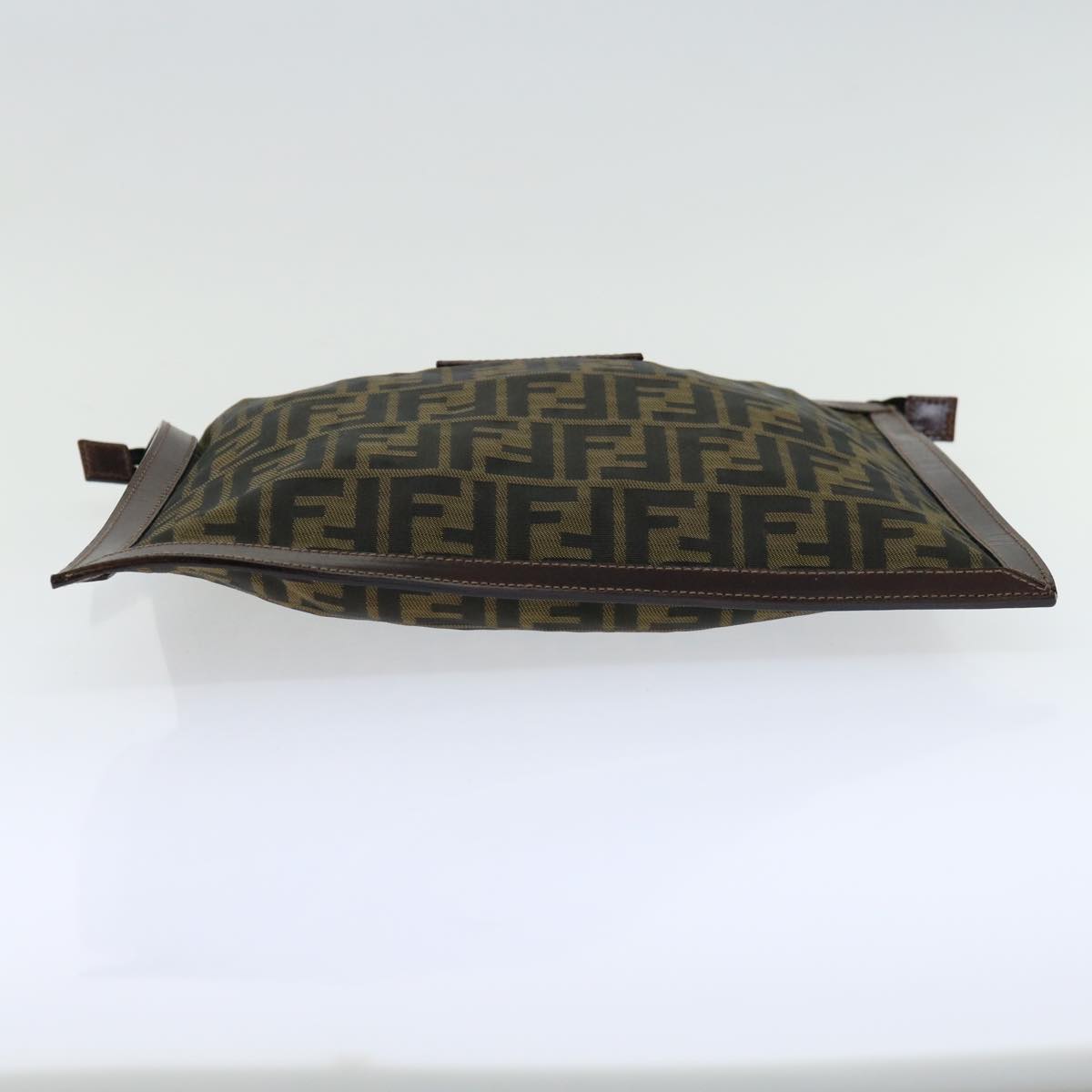 FENDI Zucca Canvas Clutch Bag Brown am5950