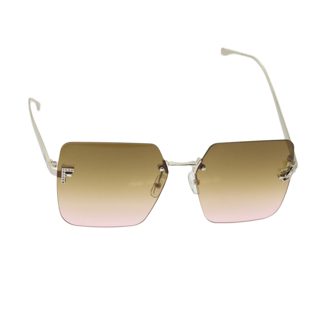 FENDI Sunglasses metal Brown am6017