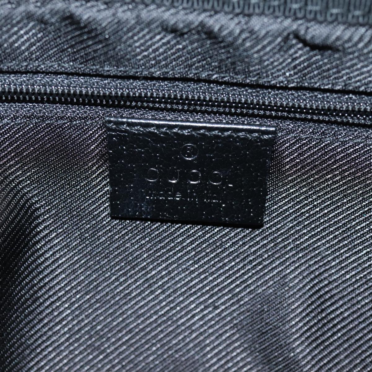 GUCCI GG Canvas Pouch Black 153129 am6148