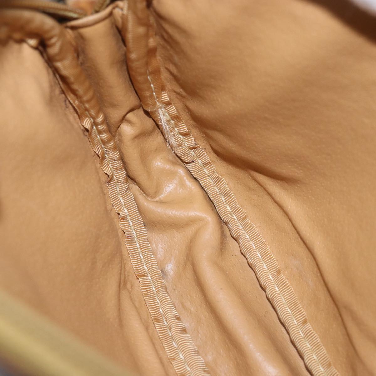 GUCCI Micro GG Supreme Shoulder Bag PVC Beige am6185