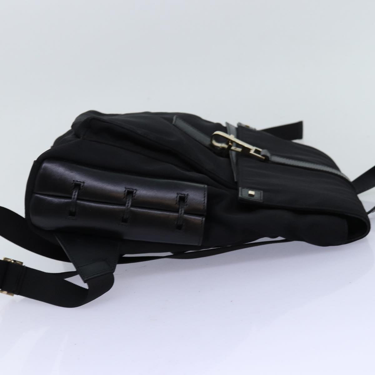 GUCCI Jackie Backpack Nylon Outlet Black am6187