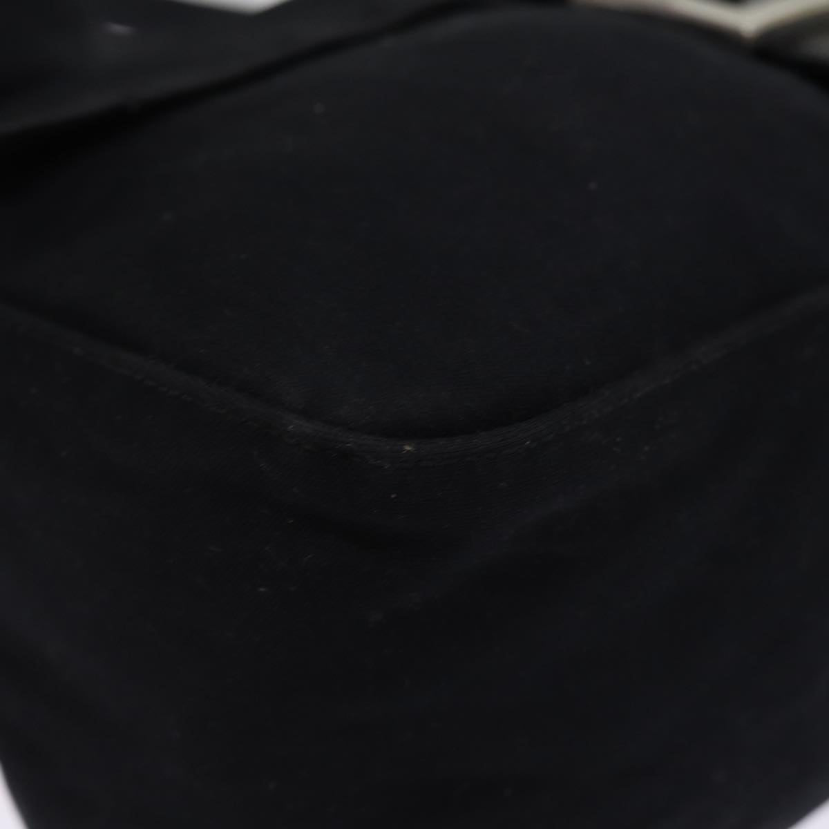 FENDI Mamma Baguette Shoulder Bag Nylon Black am6317