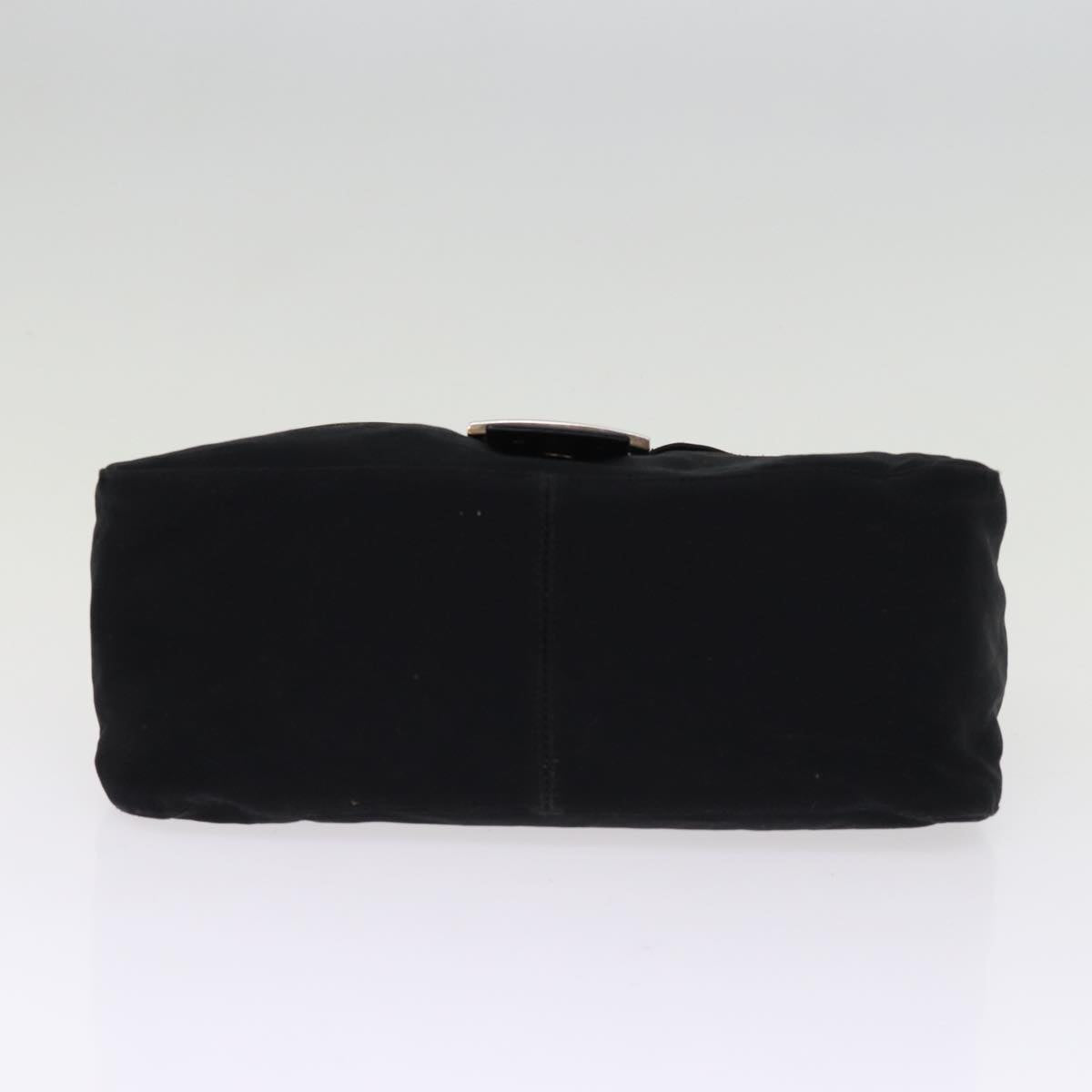 FENDI Mamma Baguette Shoulder Bag Nylon Black am6317
