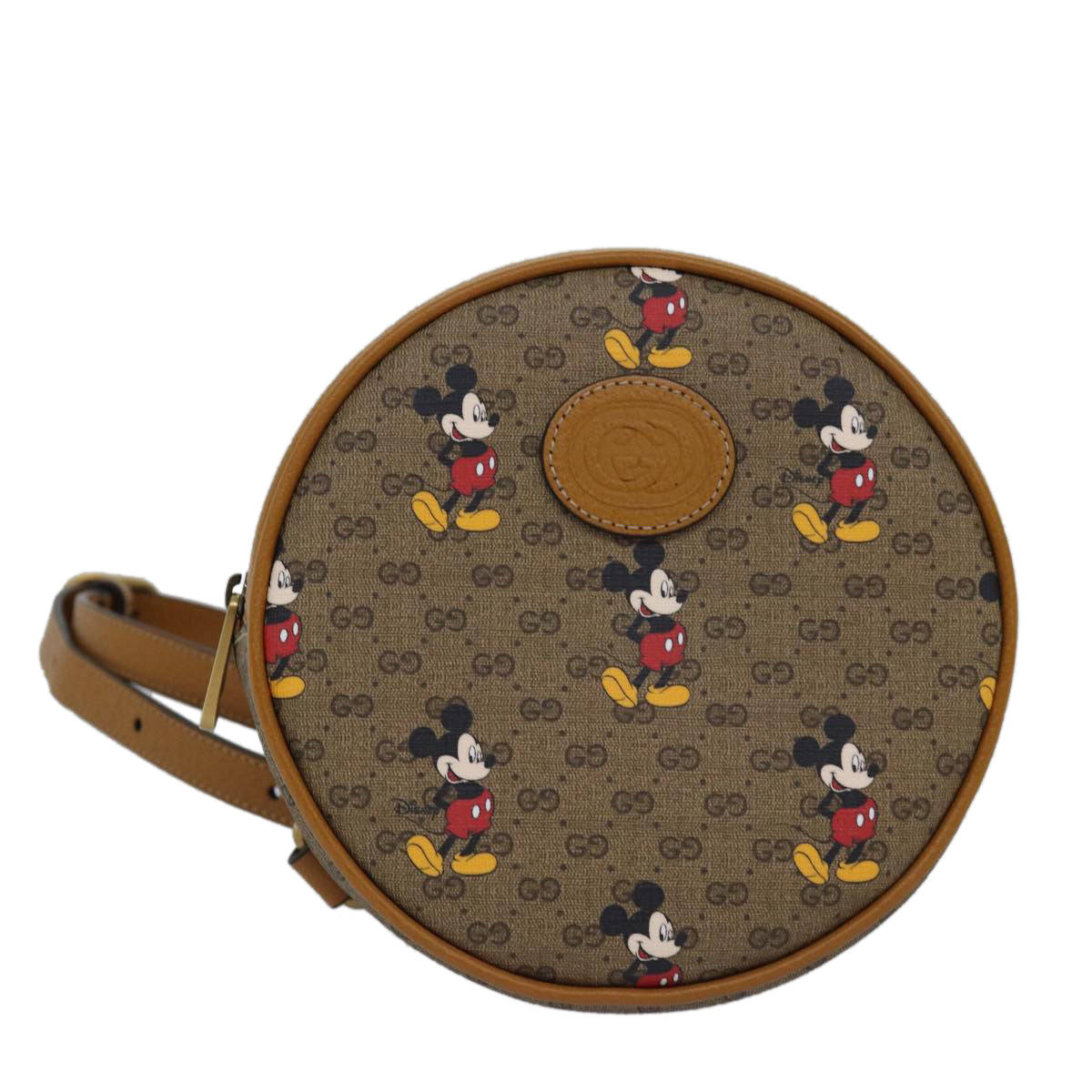 GUCCI Micro GG Supreme Disney Mini Backpack PVC Beige 603730 am6384S
