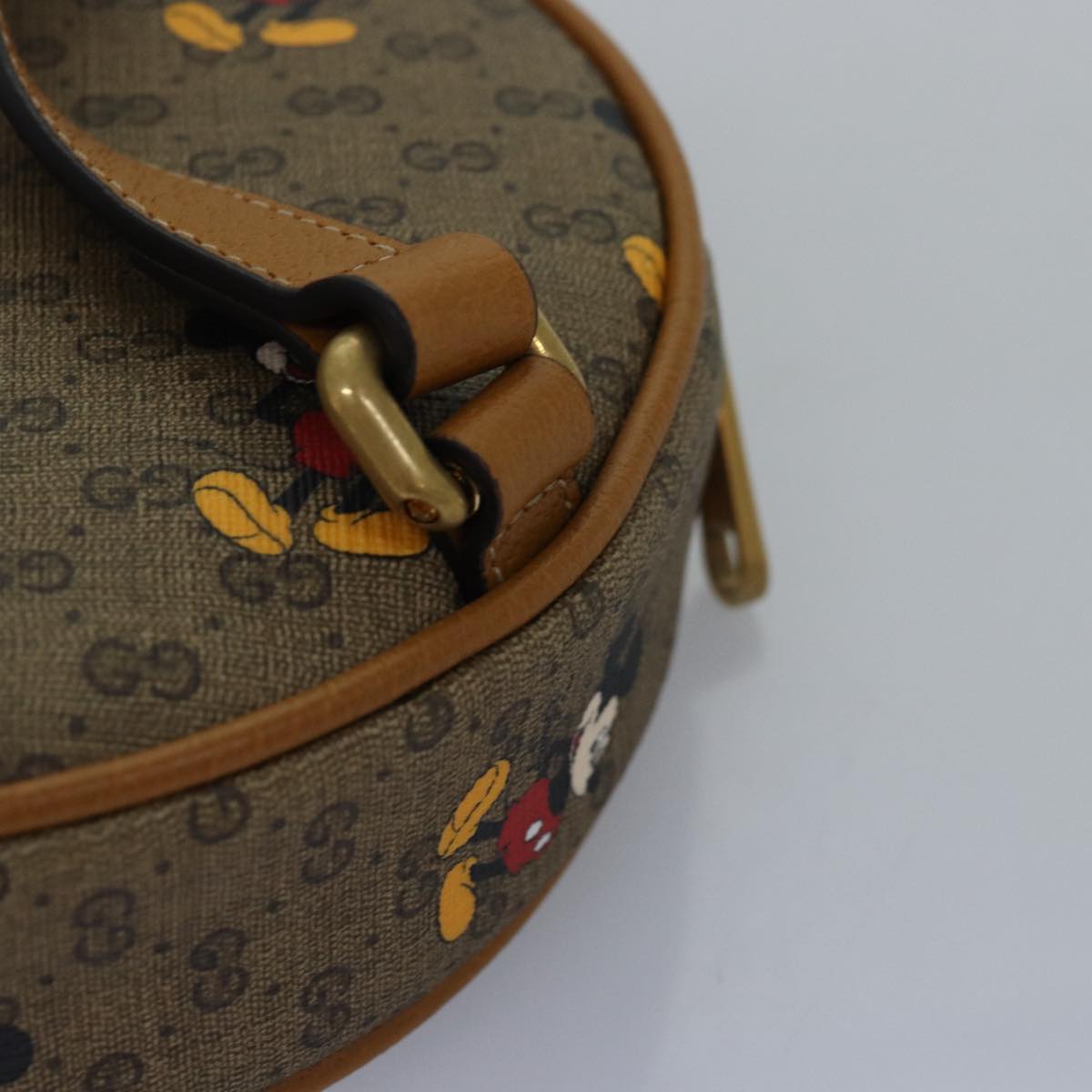 GUCCI Micro GG Supreme Disney Mini Backpack PVC Beige 603730 am6384S