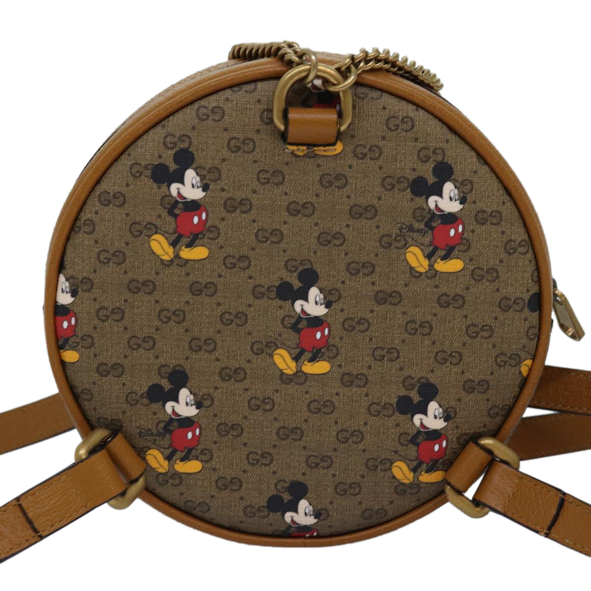 GUCCI Micro GG Supreme Disney Mini Backpack PVC Beige 603730 am6384S
