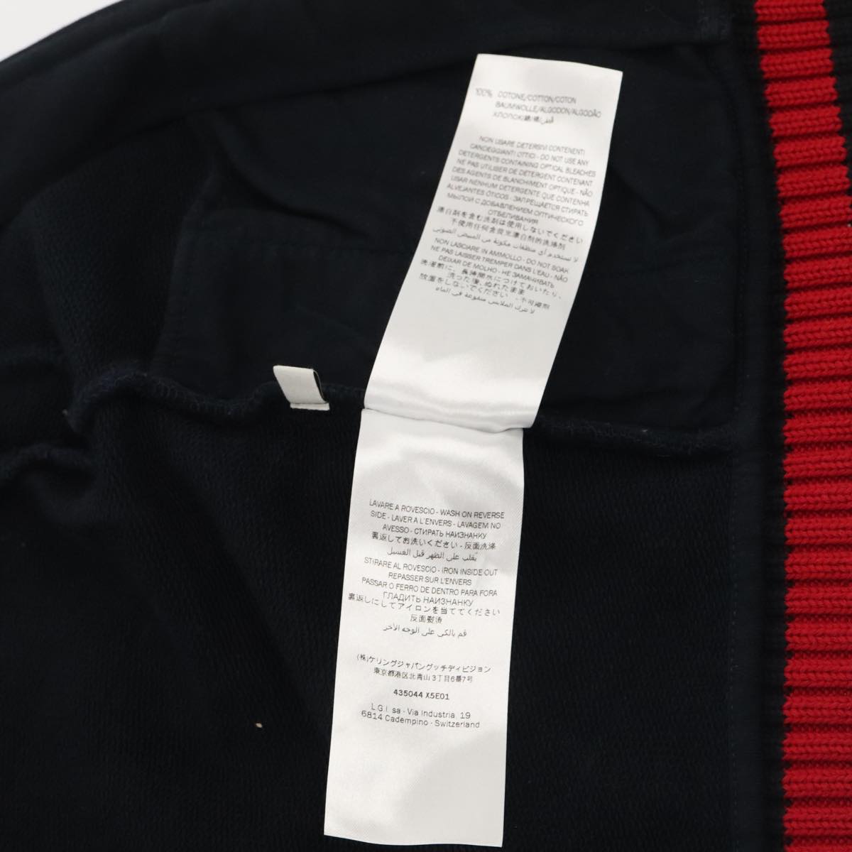 GUCCI Jacket Cotton Setup Navy am6464