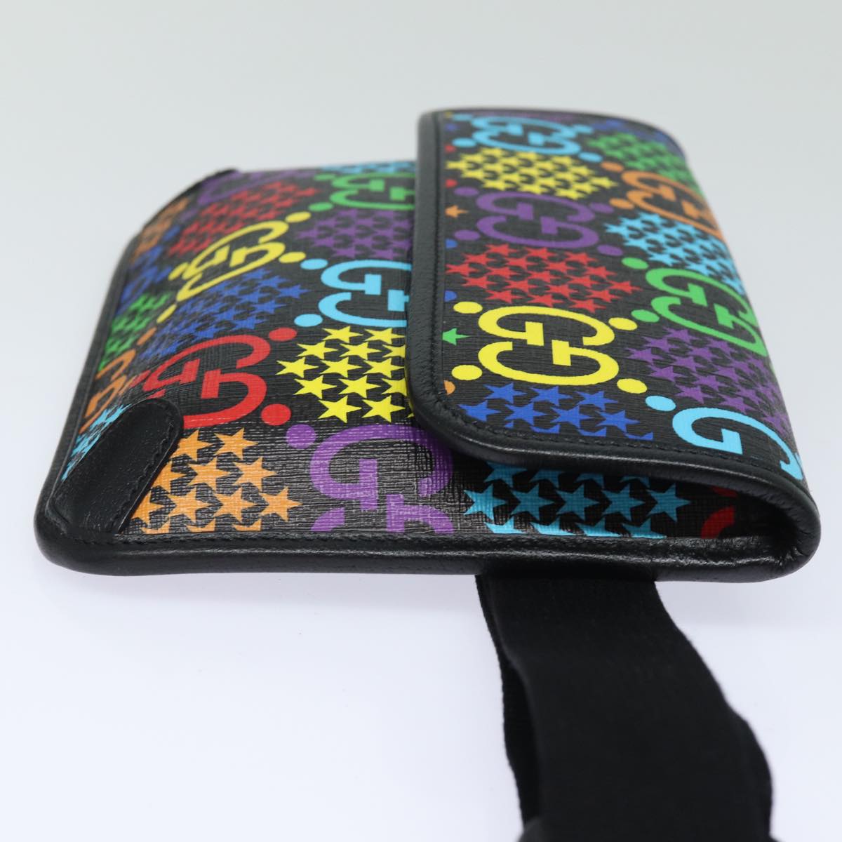 GUCCI GG Psychedelic Body Bag PVC Leather Multicolor 598113 am6503A