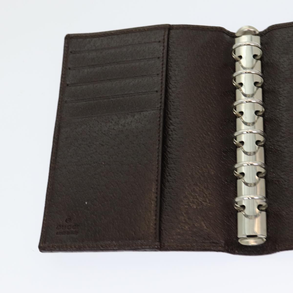 GUCCI GG Canvas Day Planner Cover Beige 115240 am6515