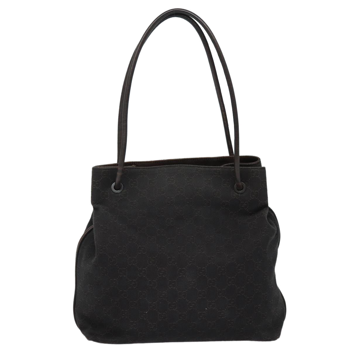 GUCCI GG Canvas Shoulder Bag Brown 101341 am6618