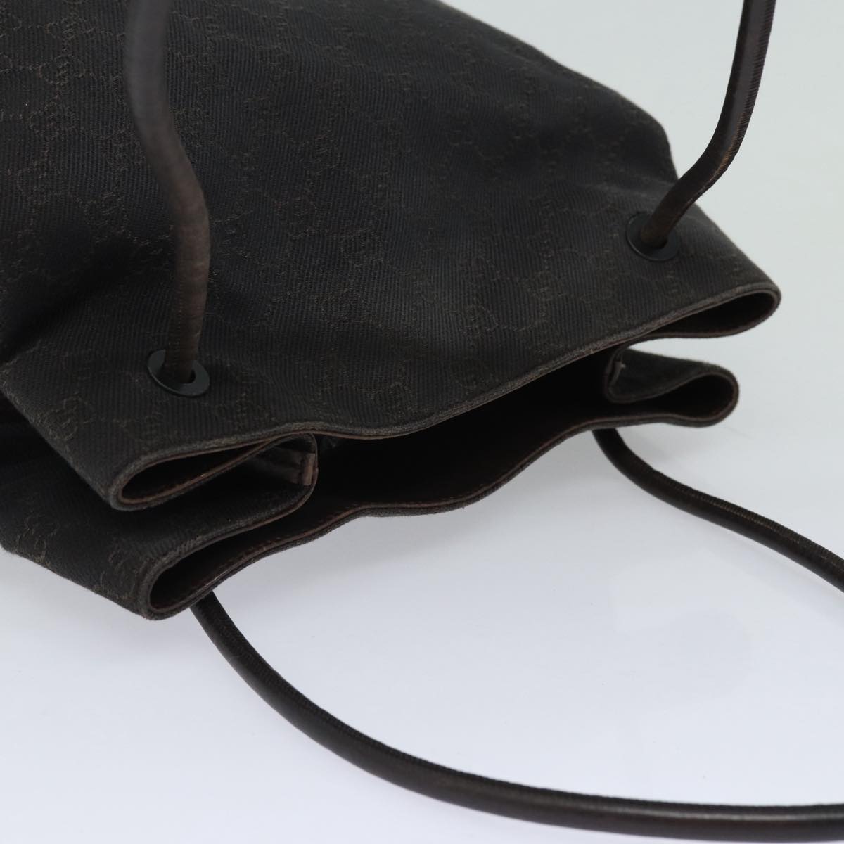 GUCCI GG Canvas Shoulder Bag Brown 101341 am6618