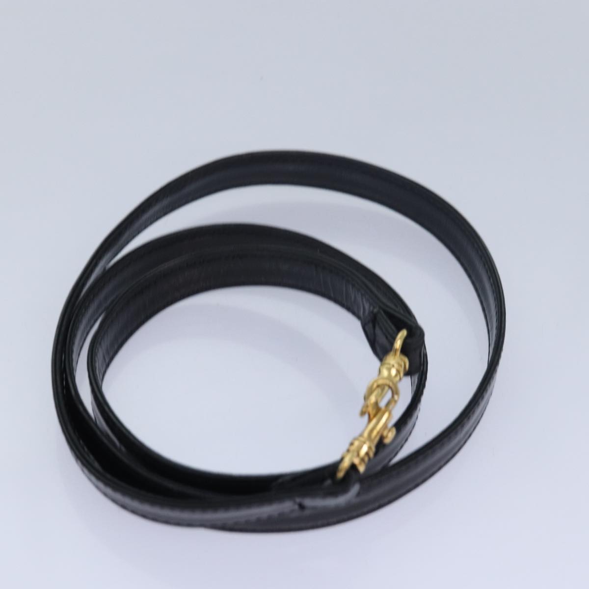 CHANEL Vanity Hand Bag Enamel 2way Black CC am6641