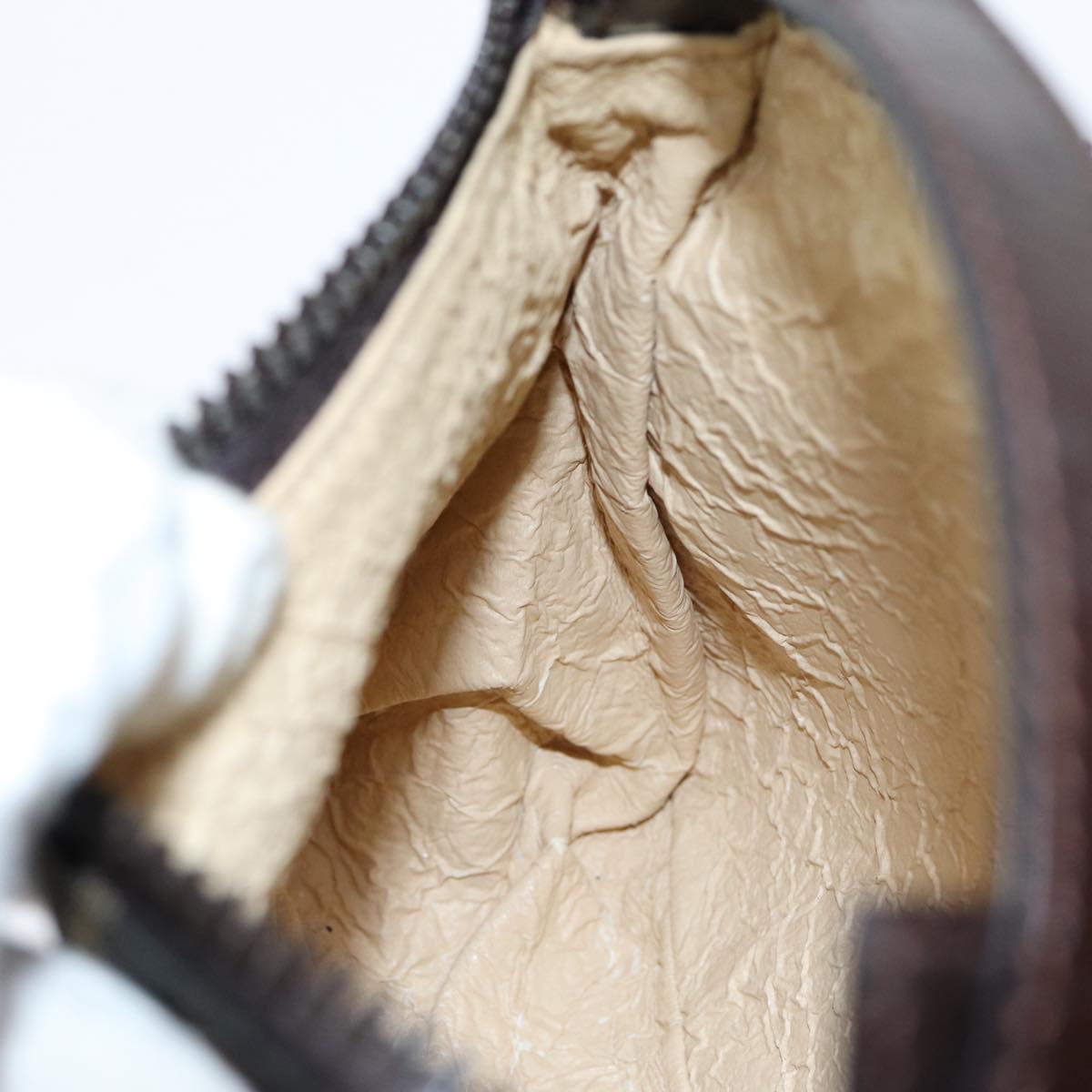 FENDI Zucca Canvas Hand Bag Brown am6678