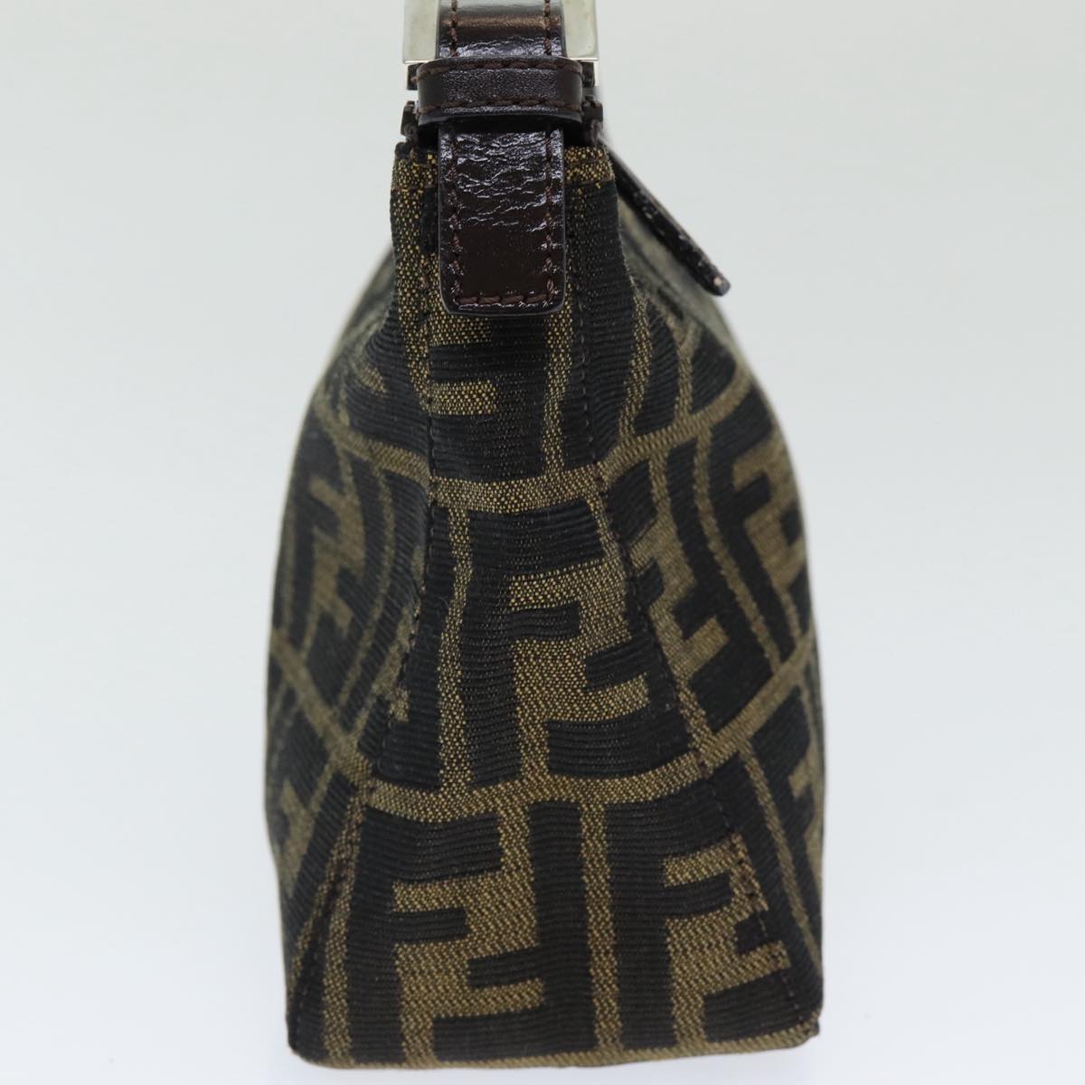 FENDI Zucca Canvas Hand Bag Brown am6678
