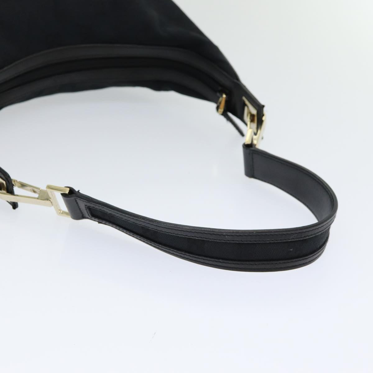 GUCCI GG Canvas Shoulder Bag Black 001 4204 am6699