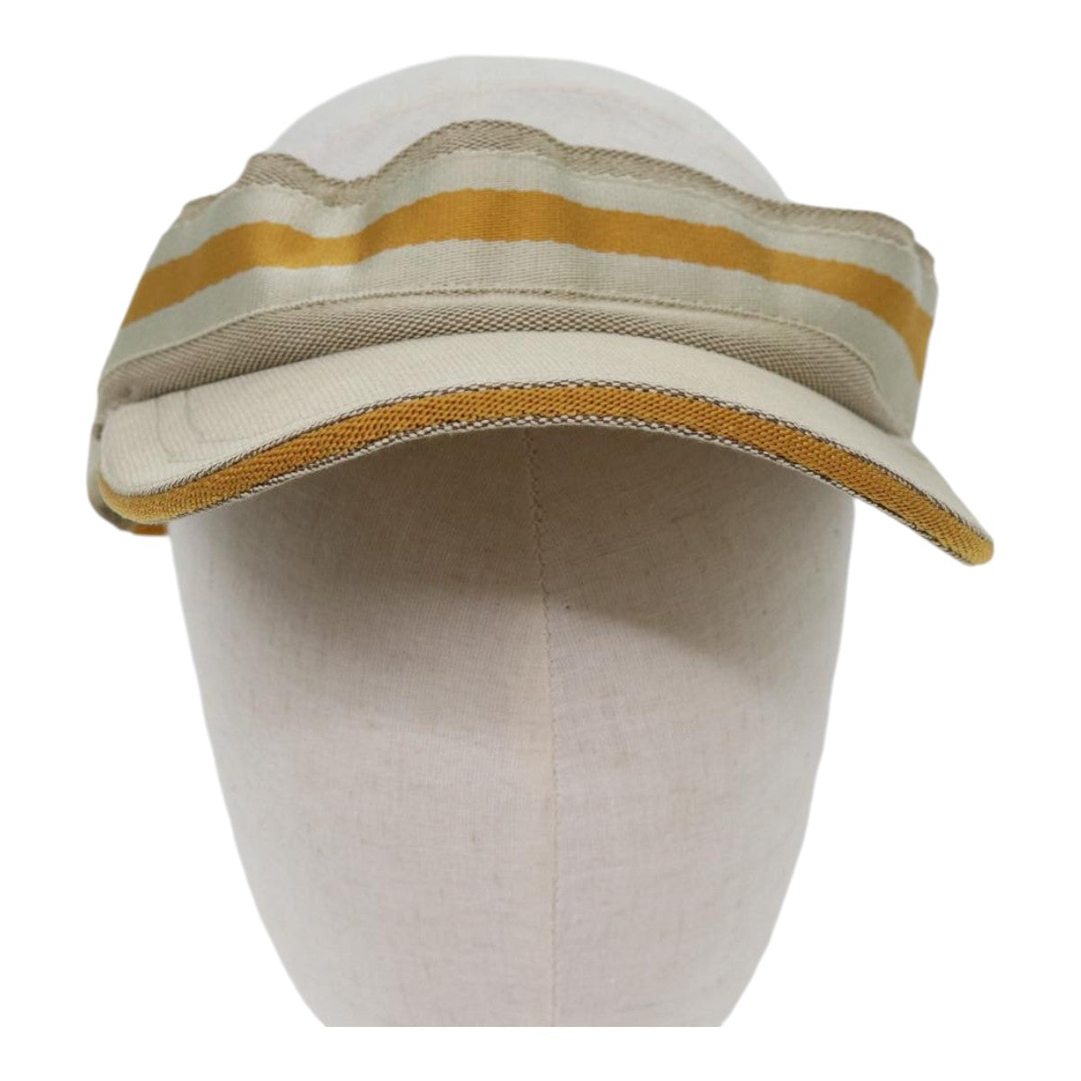 GUCCI GG Canvas Sherry Line Sun Visor M Beige Yellow am6871