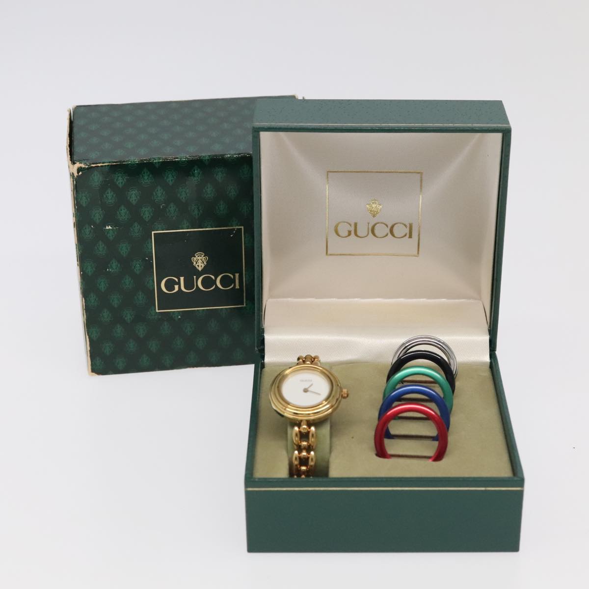 GUCCI Watches metal Red Green gold am7151