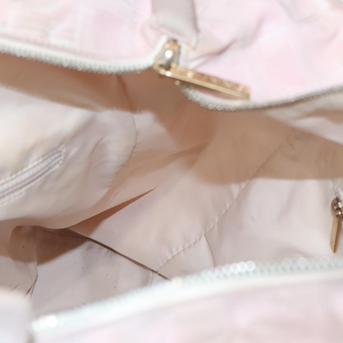 CHANEL New Travel line Tote Bag Nylon Pink CC am7343