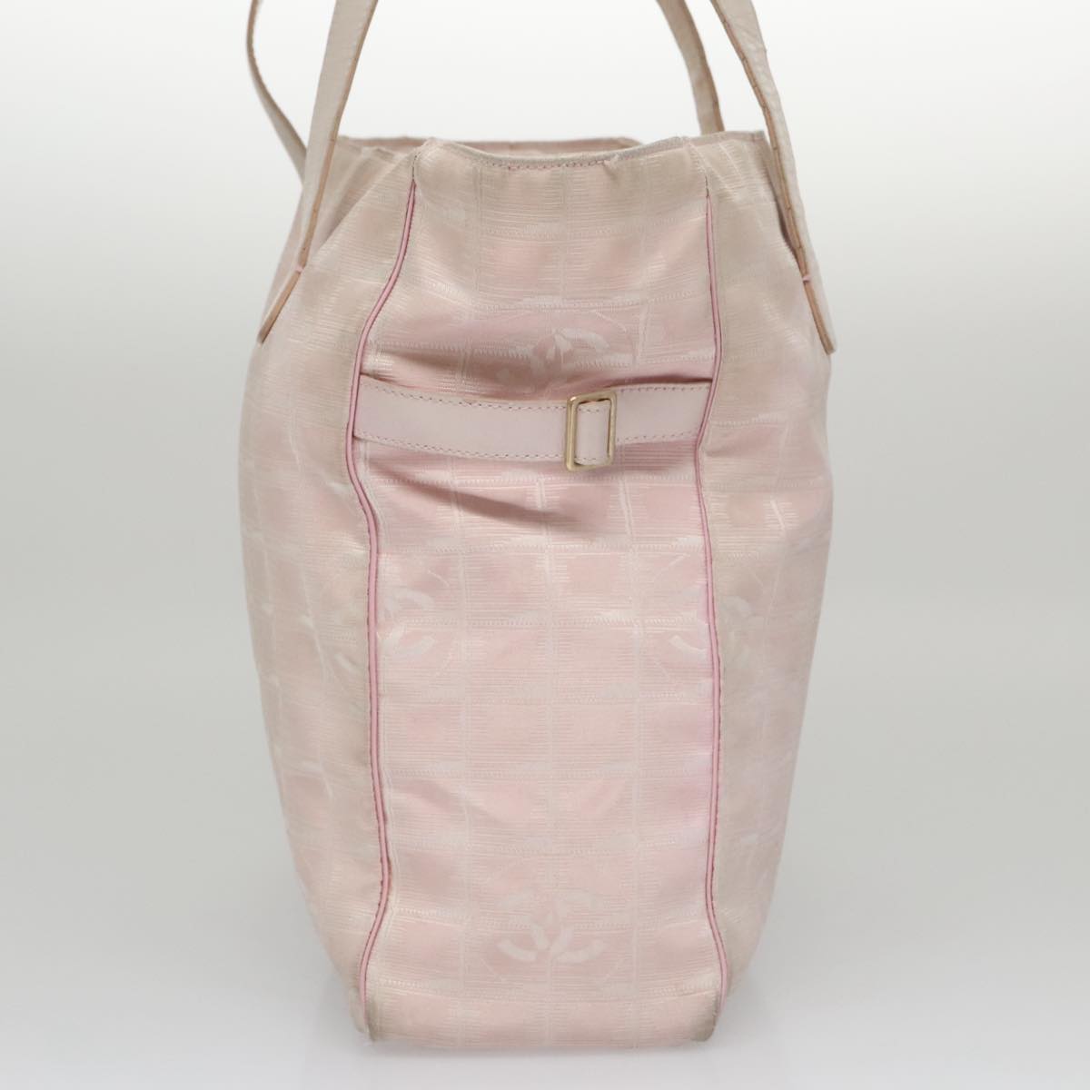 CHANEL New Travel line Tote Bag Nylon Pink CC am7343