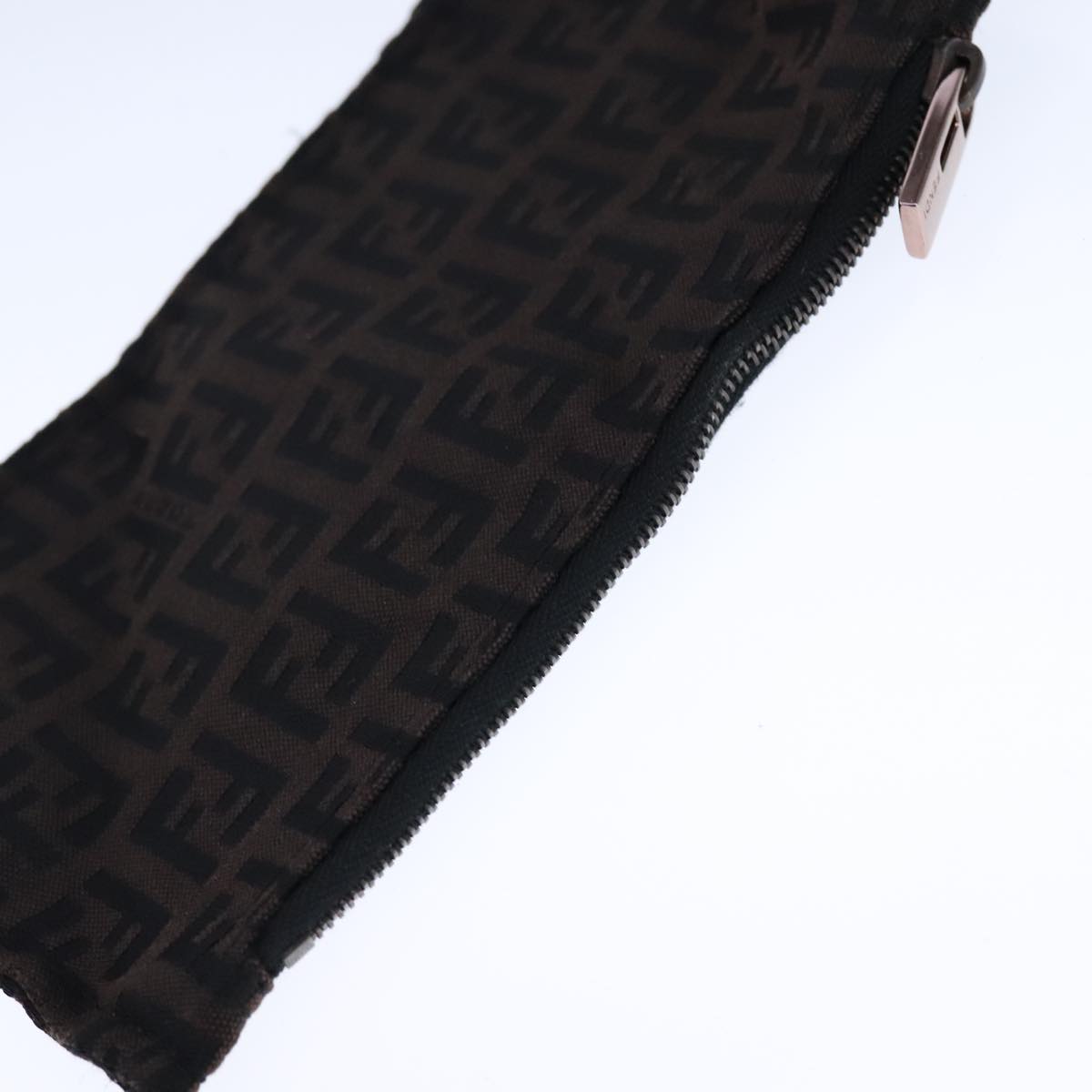FENDI Zucchino Canvas Tote Bag Brown am7529