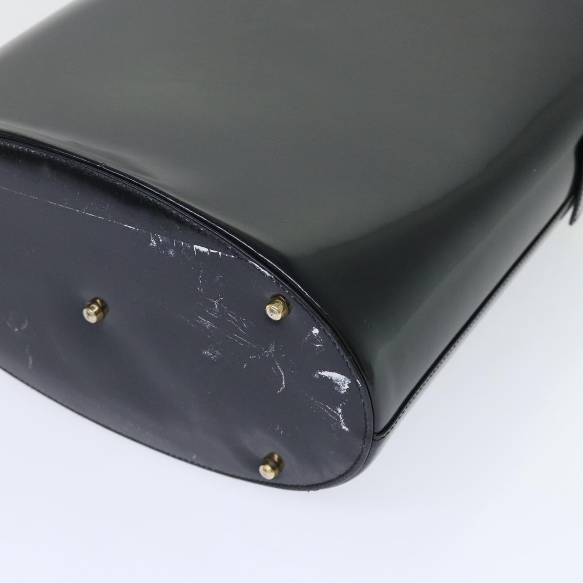 GUCCI Shoulder Bag Patent leather Black ar10026B