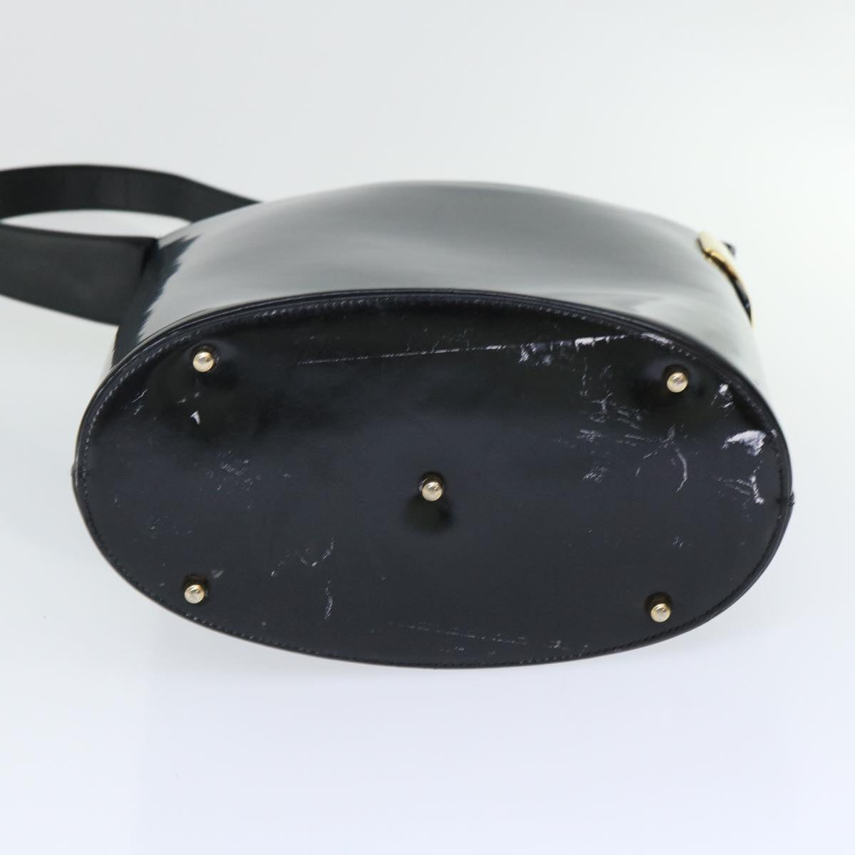 GUCCI Shoulder Bag Patent leather Black ar10026B