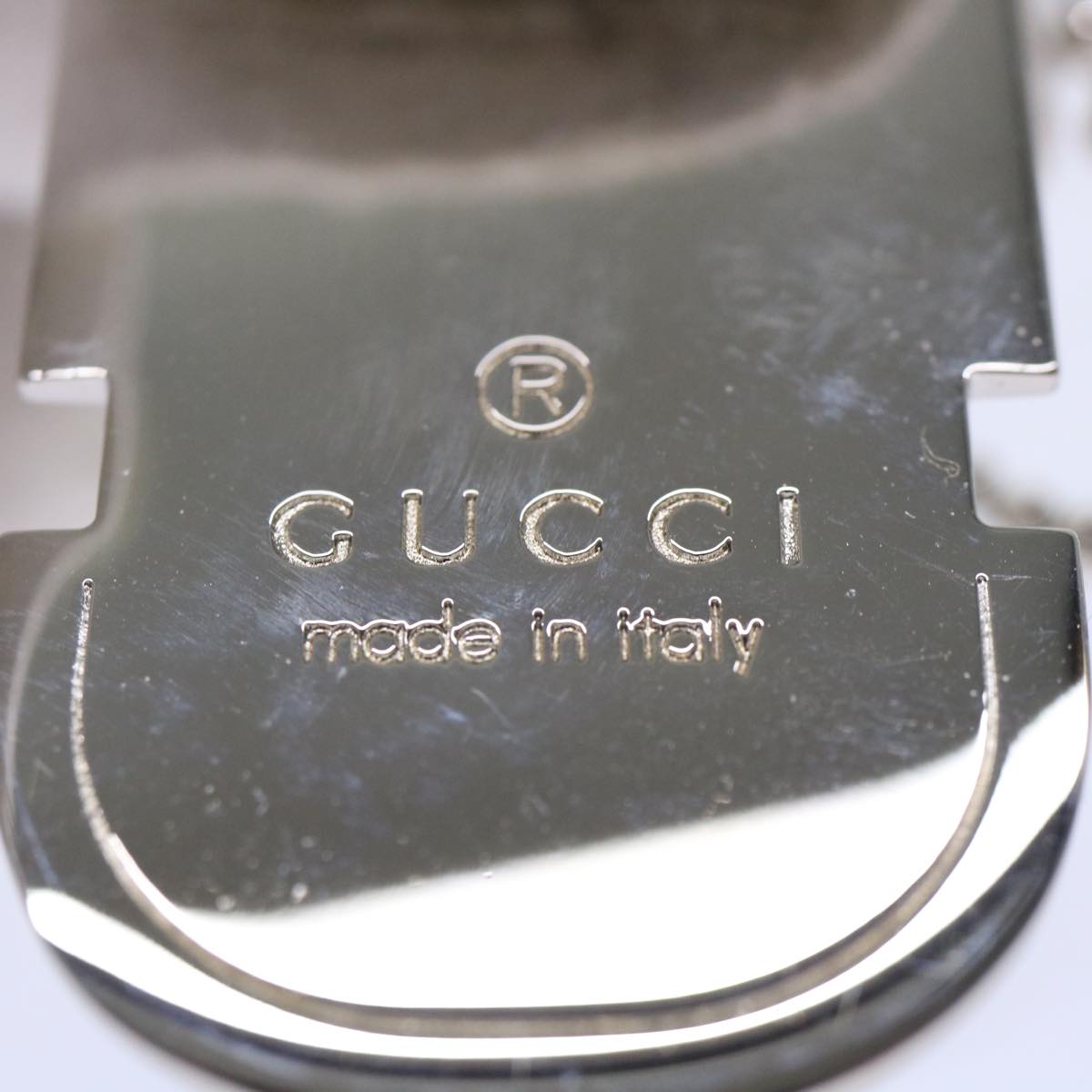 GUCCI Key Holder Metal Silver ar10029B